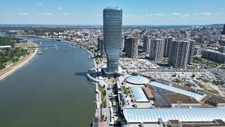 Beograd na vodi  Belgrade Waterfront  dron video [upl. by Yesdnik677]