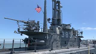 USS PAMPANITO SS383 WW2 SUBMARINE MUSEUM [upl. by Hagep]