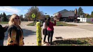 Troy Athens Marching Band Halloween Parades 2024 [upl. by Ottie]