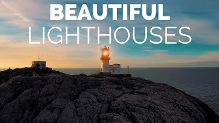 10 Most Beautiful Lighthouses in the World  Travel Video [upl. by Nadbus]