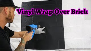 Will It Wrap  Vinyl Wrap A Brick Wall [upl. by Jervis981]