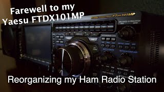 Sold Yaesu FTDX101MP  Reorganized my Ham Radio Station  Icom IC7610 [upl. by Sinoda]