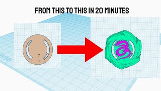 How to make a 3D printed beyblade part 1 [upl. by Aesoh]