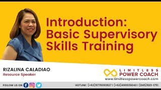 Supervisory Know The Basics 06042020 [upl. by Yhtur]