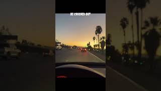 Definition Of Crashout  Viral racingcrash carcrash BMW racingfail shorts funny trending [upl. by Ahcropal]