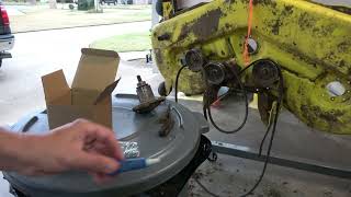 John Deere D170 Deck repair [upl. by Sheffield24]