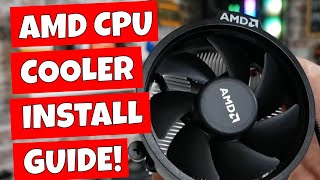 How To Install OR Remove AMD Ryzen AM4 CPU Stock Cooler Clip On Style amp Aftermarket Coolers [upl. by Hallie]