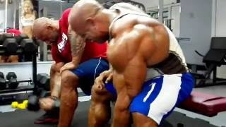 IFBB Pro Michael Kefalianos2016 Arnlold classic Barcelona preparationMassive Arms Workout [upl. by Jacintha]