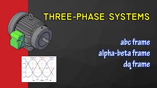 Threephase power representations abc frame αβ frame and dq frame [upl. by Revlis]