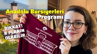 Türkiye’nin en iyi Üniversitesi’nde TAM BURSLA OKU  Anadolu Bursiyerleri yurt kitapcep harçlığı [upl. by Gabe]