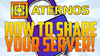 How To Share Your Aternos Server Aternos Tutorials 2021 [upl. by Marietta]