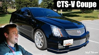 MANUAL 2011 Cadillac CTSV Coupe Review [upl. by Zippora]