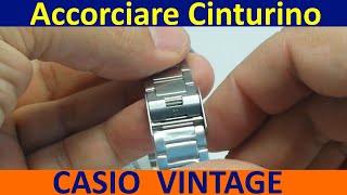 Come accorciare il cinturino Casio A158  Tutorial [upl. by Nyrroc818]