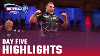 SENSATIONAL FINISHING  Day Five Highlights  2022 Betfred World Matchplay [upl. by Shelia]