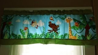 Crib Bumper into Valance Step by Step Tutorial [upl. by Nawaj677]