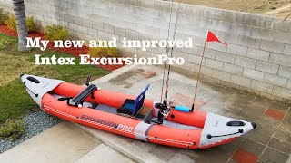 Intex Excursion Pro Kayak Customized [upl. by Noffets122]