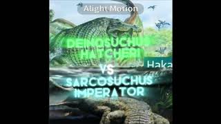 Deinosuchus VS Sarcosuchus [upl. by Lazos703]