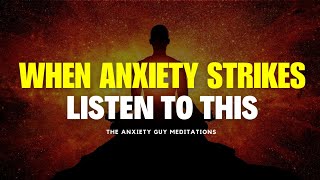 WHEN ANXIETY HITS DO THIS  INSTANT Anxiety Relief Meditation 😌 [upl. by Heydon]