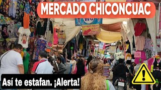 MERCADO CHICONCUAC NO caigas en esta TRAMPA CÓMO COMPRAR ROPA BARATA PARA NEGOCIO [upl. by Ylluz]