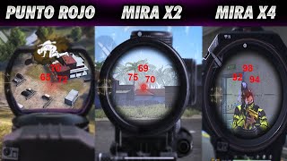 5 TRUCOS para LEVANTAR MIRA en FREE FIRE  APUNTANDO con MIRAS X1  X2  X4 [upl. by Lana664]