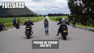 Yamaha MT10 vs Kawasaki Z1000 drag race [upl. by Lexine327]