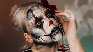 Halloween The Sad Clown Makeup Tutorial [upl. by Tris]