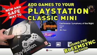 UPDATED AND SAFE Way to add games to your Playstation Classic Mini  Bleemsync PS1 Mini Hack 2 [upl. by Mastat204]