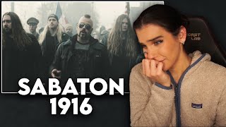 EMOTIONAL VIDEO First Time Reaction to Sabaton  quot1916quot [upl. by Glori874]