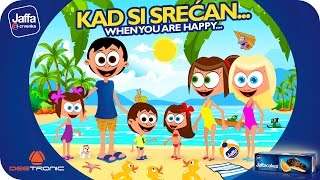 Kad si srecan If You’re Happy and You Know It Nursery Rhymes for Kids powered by Jaffa [upl. by Anitra]