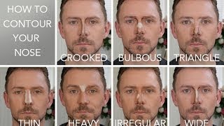 HOW TO CONTOUR THE 7 NOSE SHAPES [upl. by Arimat]