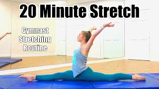 20 Minute Stretch  Gymnast Stretching Routine  Whitney Bjerken [upl. by Ellen]