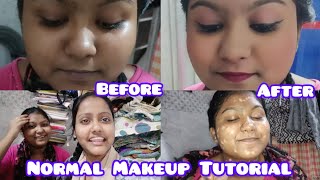 Normal Makeup Tutorial💄 Only For Subscribers Demand🥰 shazadfamilyvlogmakeuptutorialvlogger [upl. by Lynette818]