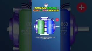 Difference Between Start amp Run Capacitors capacitor runcapacitor startcapacitor [upl. by Terrill]