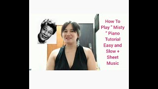 Misty  Backing Track with Sheet Music for Alto Sax [upl. by Swain]