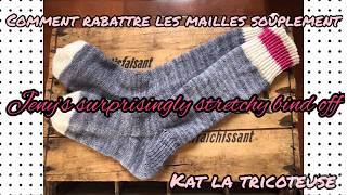 Rabattre les mailles souplement Jeny’s surprisingly stretchy bind off [upl. by Aran]