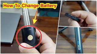 How To Replace Mobilife Selfie Stick Remote Battery  Technical Flight [upl. by Vilberg974]