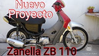 Zanella ZB 110Nuevo Proyecto [upl. by Aissatsan85]