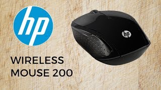 HP Wireless 200 Mouse  Unboxing and Review in English [upl. by Eisle]