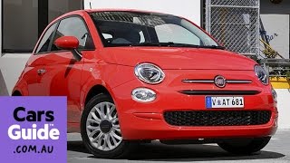 2016 Fiat 500 review  first drive video [upl. by Bernette]