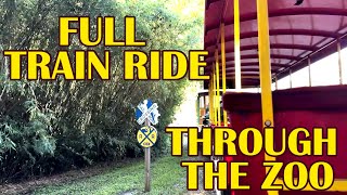 All Aboard Jacksonville Zoo and Gardens FULL Train Ride [upl. by Nevyar]