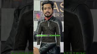 NEW DESIGN IN LEATHER JACKET leatherjackets trendingleather jafrabad [upl. by Mercorr]