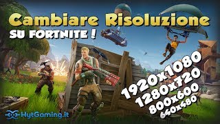 Come cambiare Risoluzione su Fortnite [upl. by Edin]