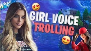 GIRL VOICE TROLLING A THIRSTY PRO PLAYER 🤤 [upl. by Joslyn]