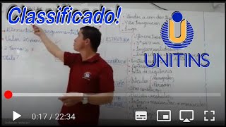 Redação Vestibular UNITINS [upl. by Messab910]