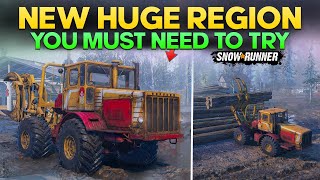 New Huge Region With One of The Best Contracts in SnowRunner You Must Need to Try [upl. by Laeynad73]