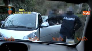 MAFIA ROMA SPETTACOLARI IMMAGINI ROS ARRESTO CARMINATI  4 Dicembre 2014 [upl. by Plante251]