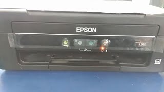 Epson l382 a printers ink pad is at the end of its service life please contact epson support [upl. by Osnerol55]