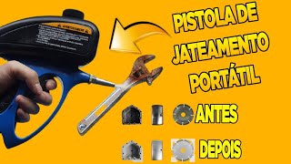 PISTOLA DE JATEAMENTO DE AREIA PORTÁTIL [upl. by Arval]