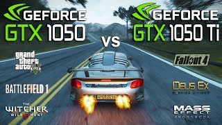 GTX 1050 vs GTX 1050 Ti Test in 7 Games [upl. by Thornton]