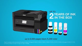 Epson EcoTank Supertank Printers  Take the Tour [upl. by Niatirb17]